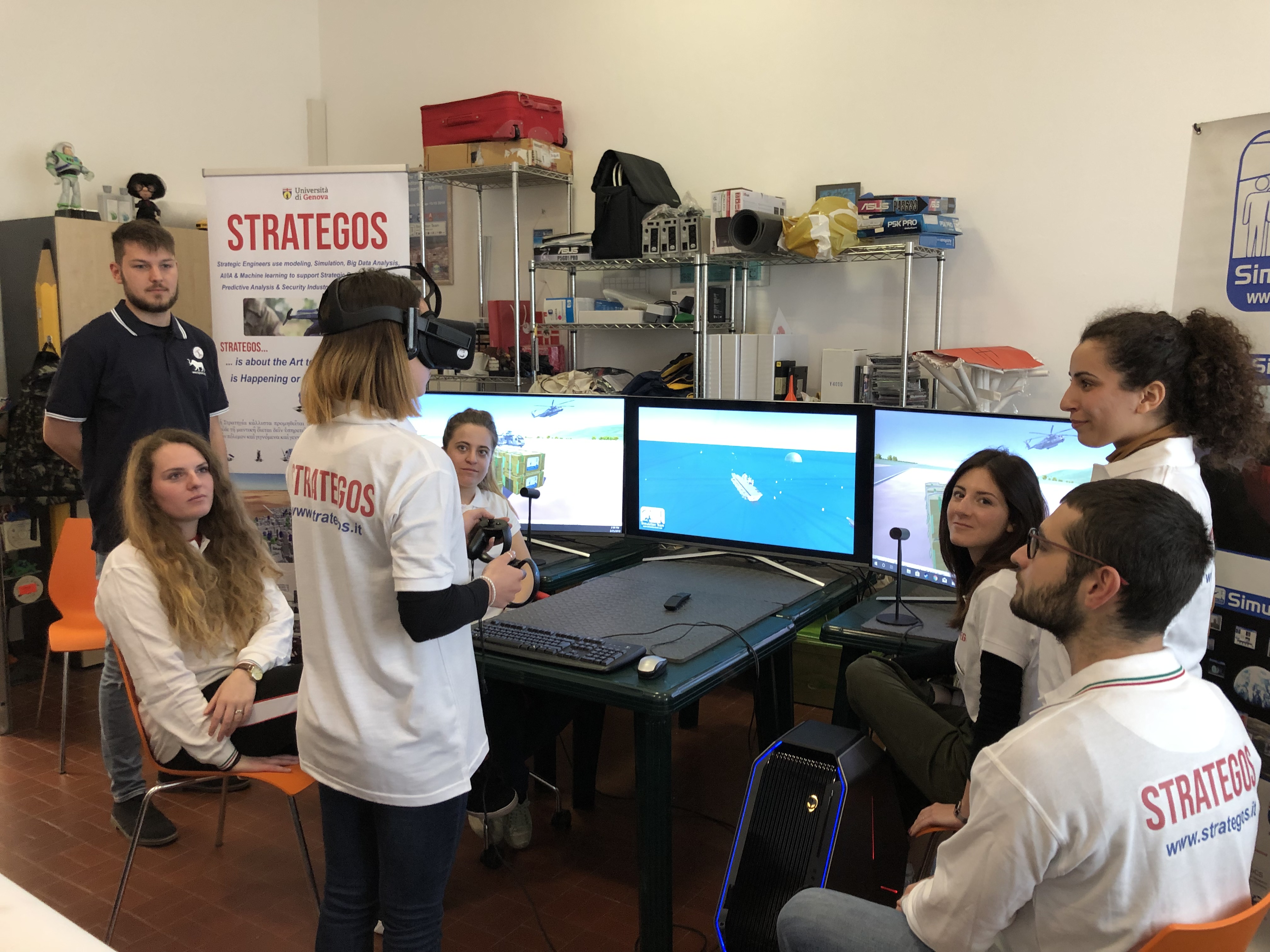 Simulation Team at Work: Mobile Interoperable HLA Simulator in a Container Shelter