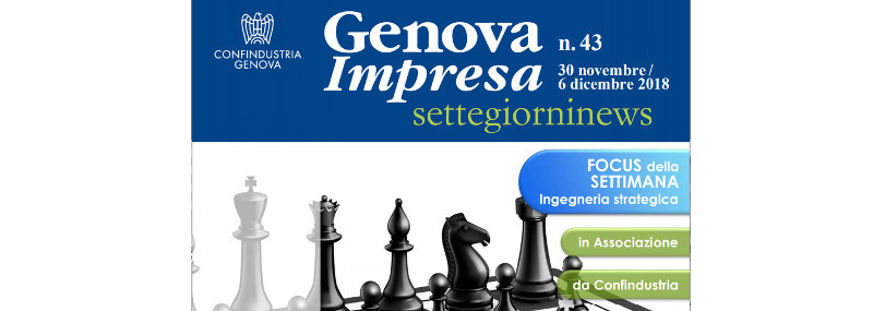 Ingegneria Strategica in Settegiorni News, 30 novembre2018